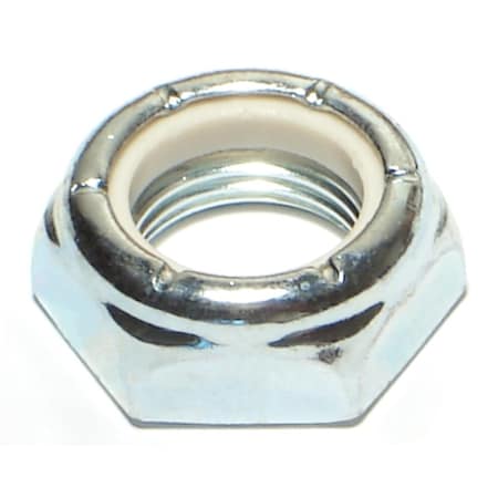 Midwest Fastener Nylon Insert Lock Nut, 5/8"-18, Steel, Grade 2, Zinc Plated, 5 PK 71905